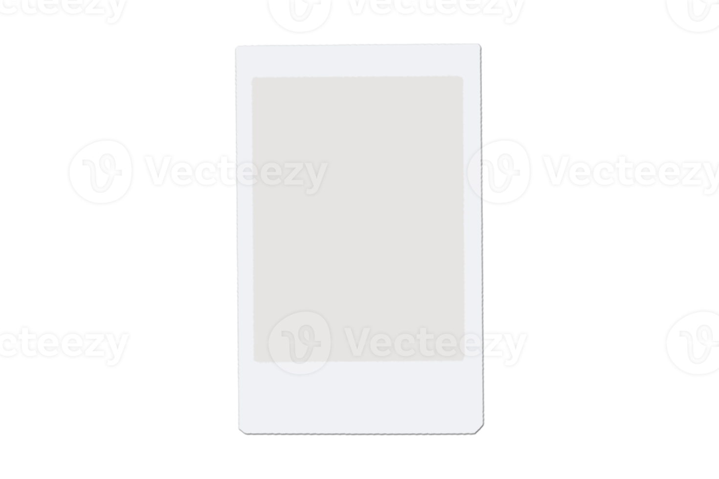 blanc film Cadre maquette isolé sur une transparent Contexte png