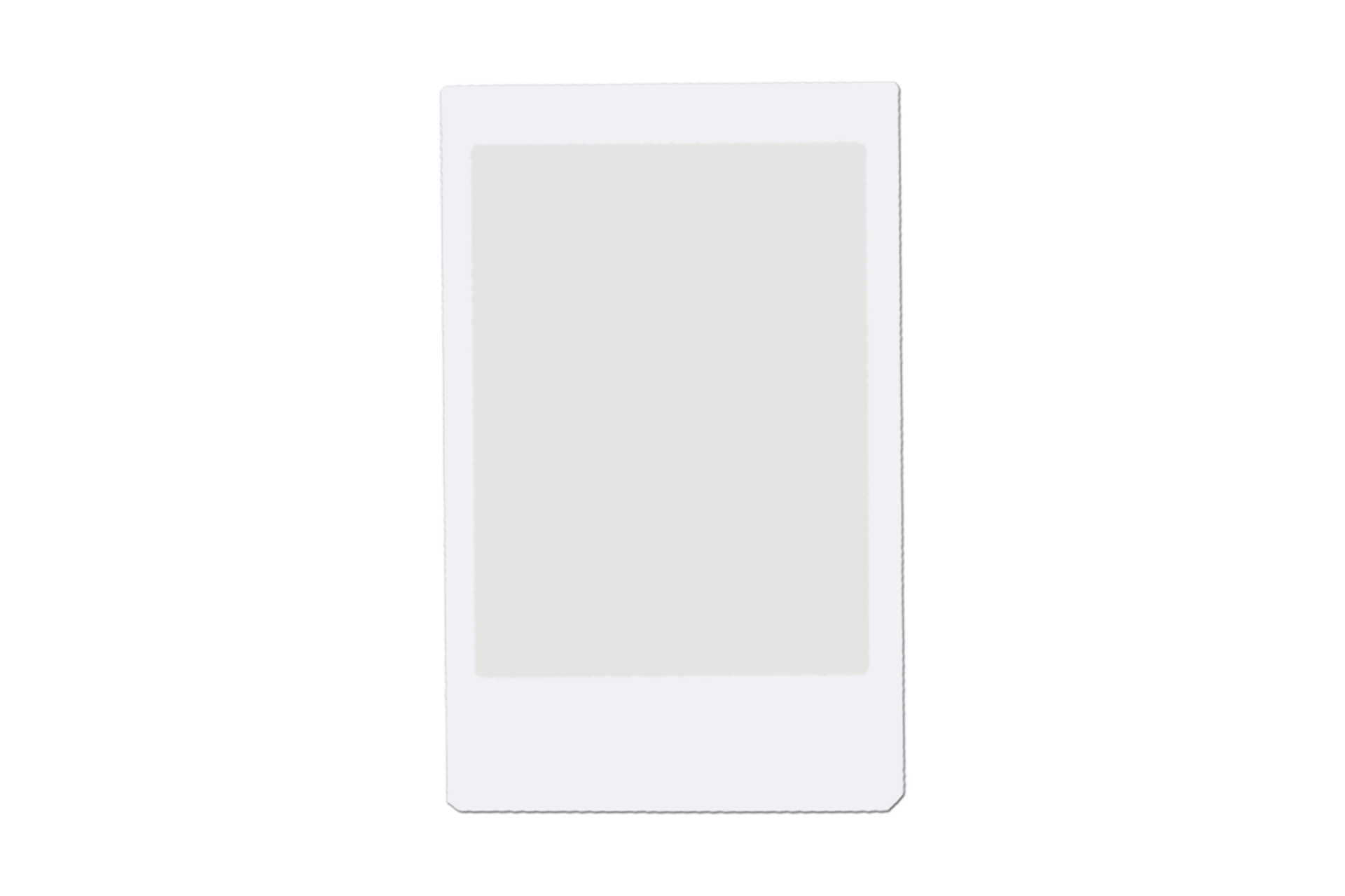 White film frame mockup isolated on a transparent background 21429776 PNG