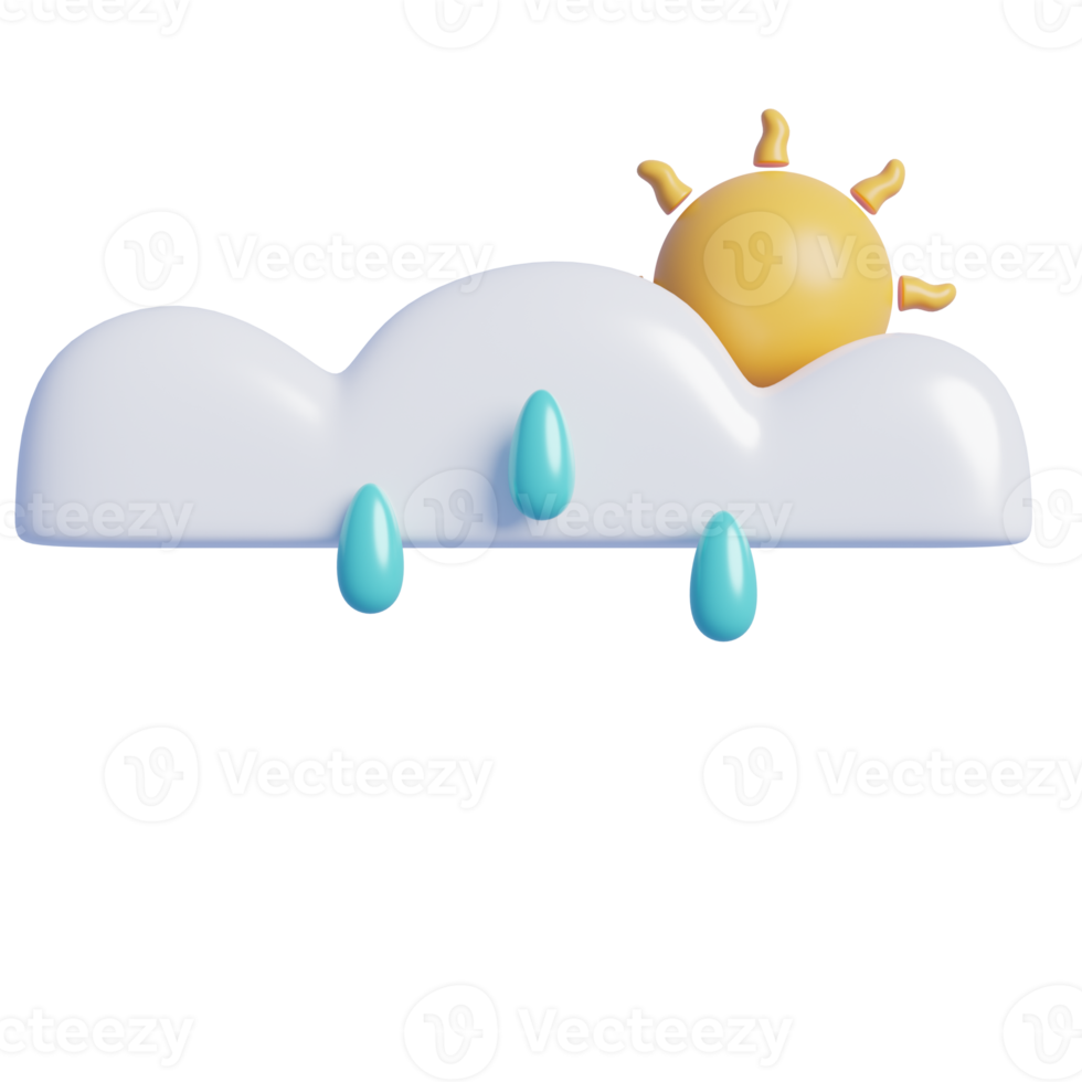 Weather forecast icons.3d rendering. 21430082 PNG