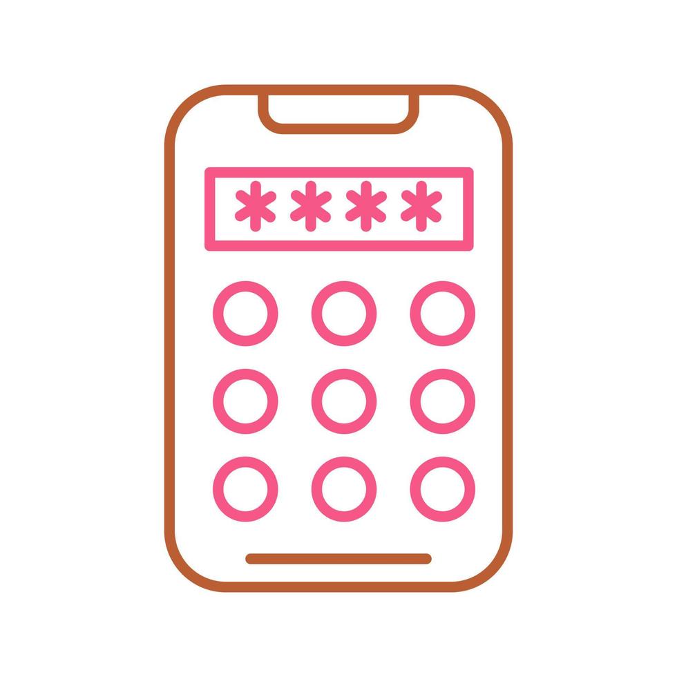 Pin Code Vector Icon