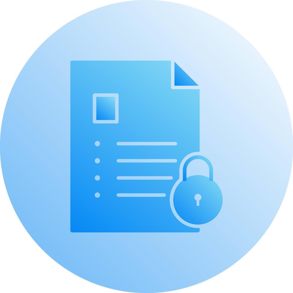 Unique Confidentiality Vector Icon