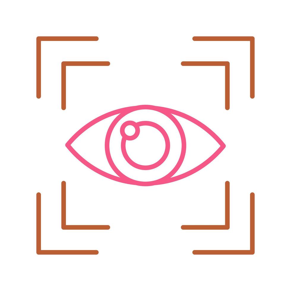 Eye Scan Vector Icon