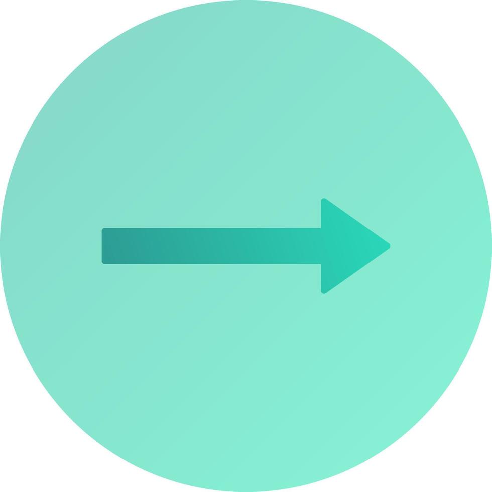 Unique Right Arrow Vector Icon