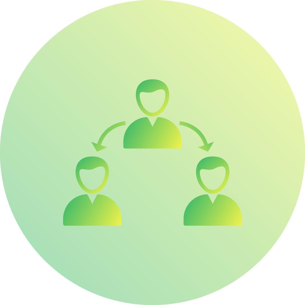 Unique Connected Users Vector Icon