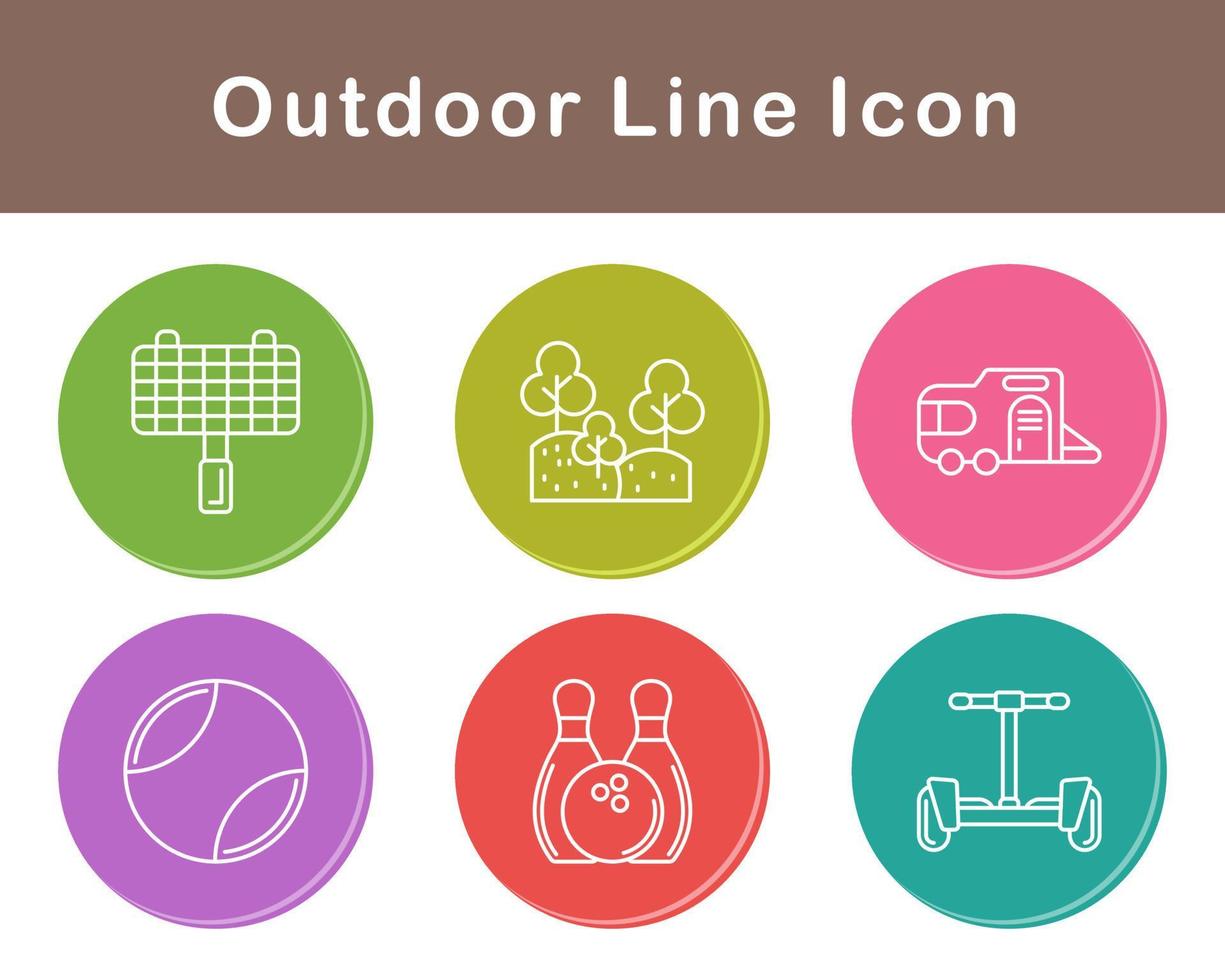 Outdoor Vector Icon Set