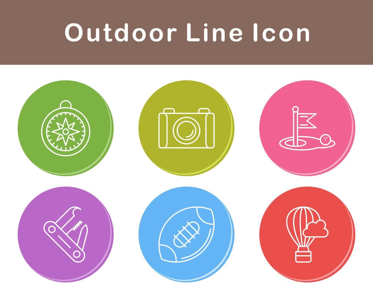 Outdoor Vector Icon Set