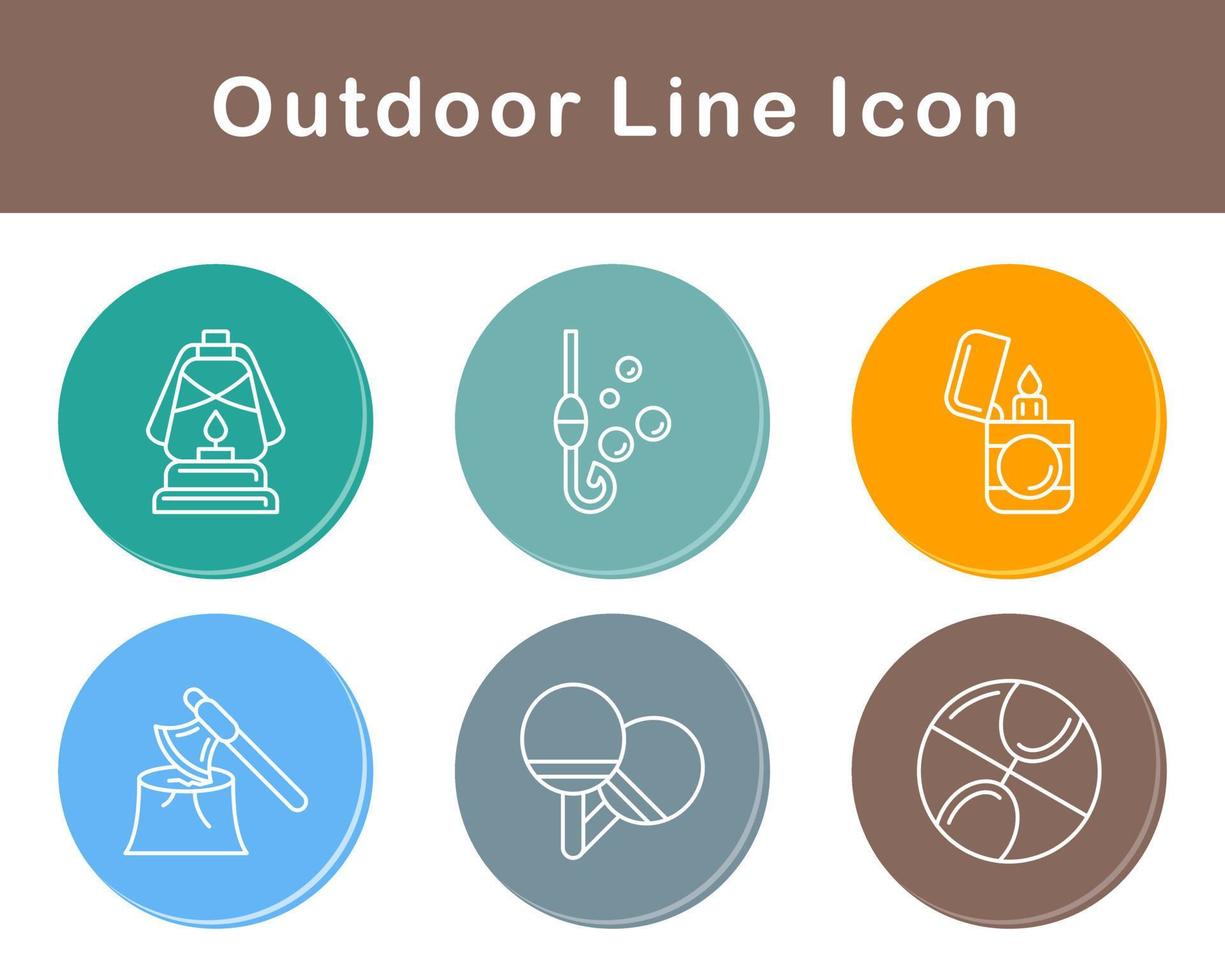 Outdoor Vector Icon Set