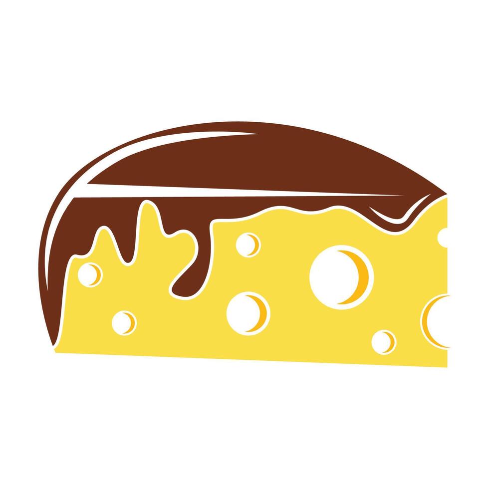 Cheese icon logo design vector