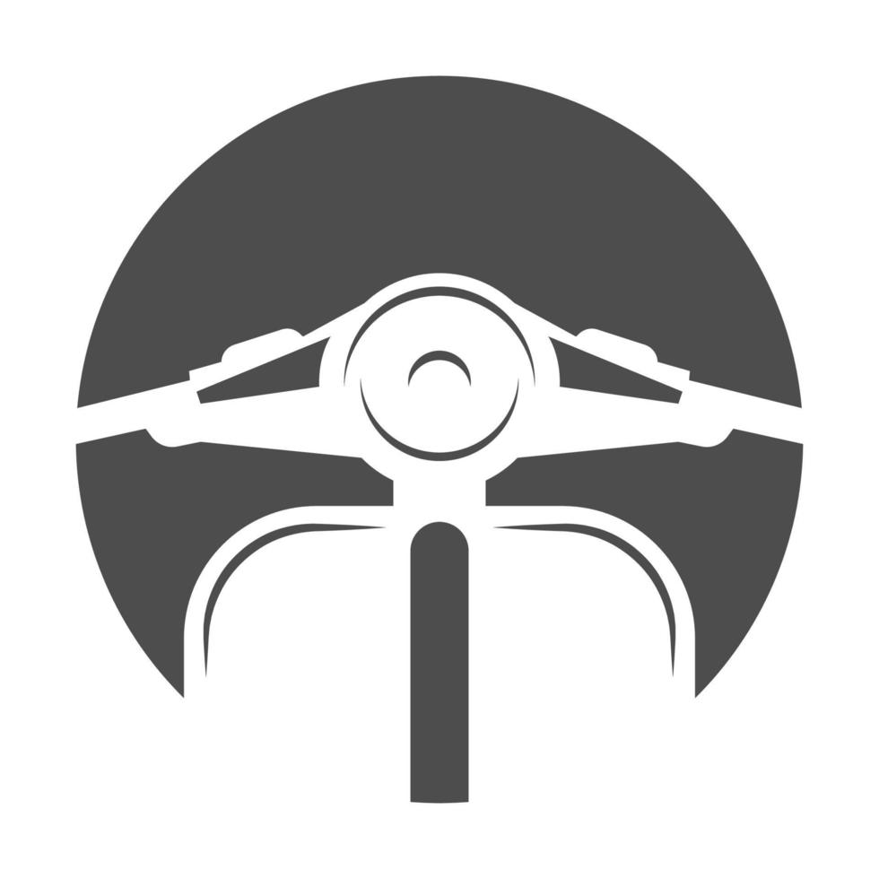 scooter icono logo diseño vector