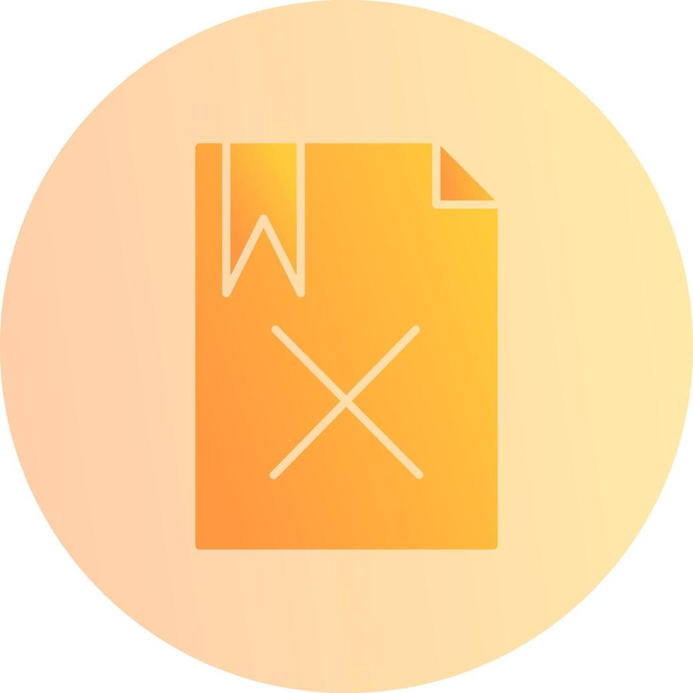 Unique Delete Vector Icon
