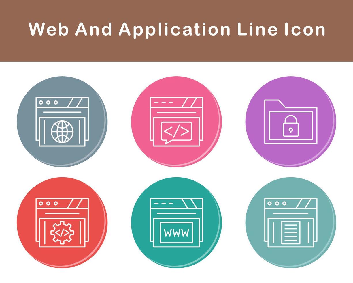 Web And Application Vector Icon Set