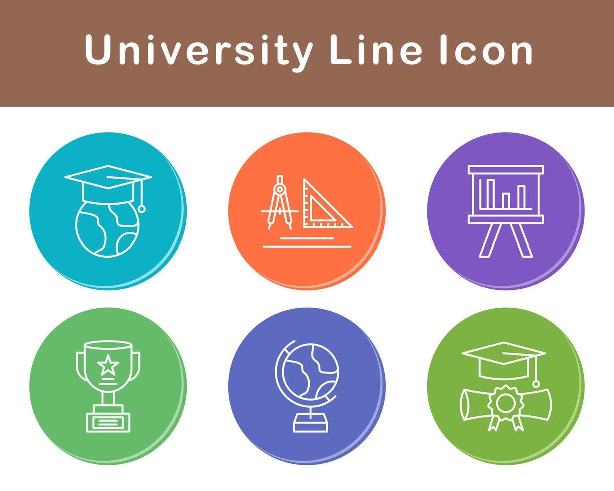 university Vector Icon Set