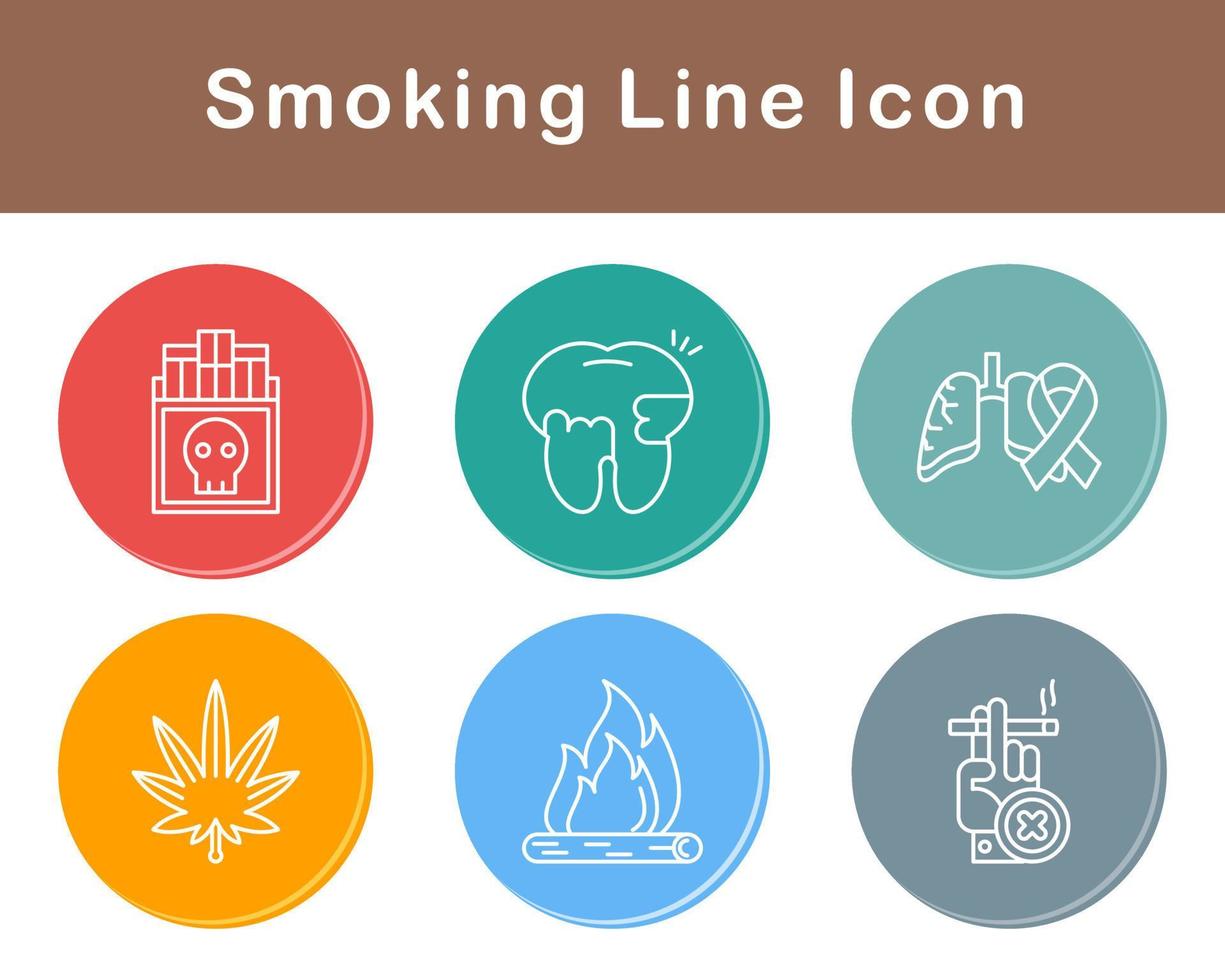 Smoking Vector Icon Set