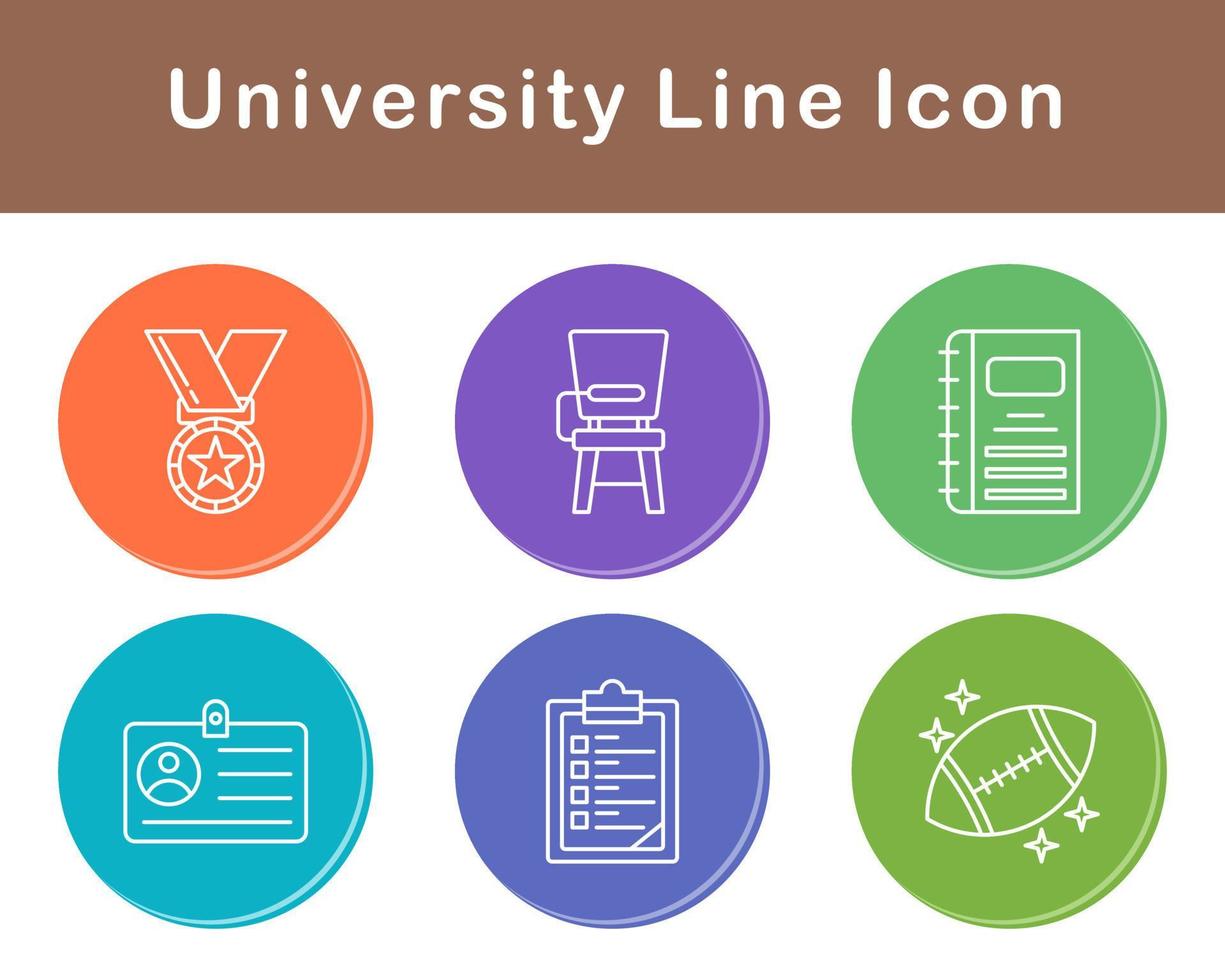 university Vector Icon Set
