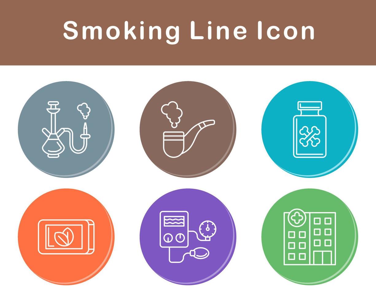 Smoking Vector Icon Set