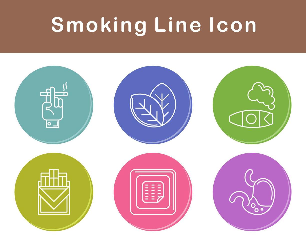 Smoking Vector Icon Set