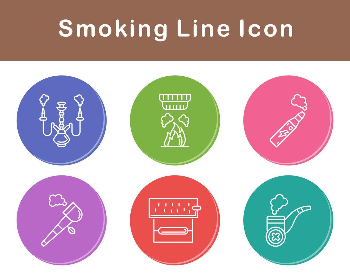 Smoking Vector Icon Set