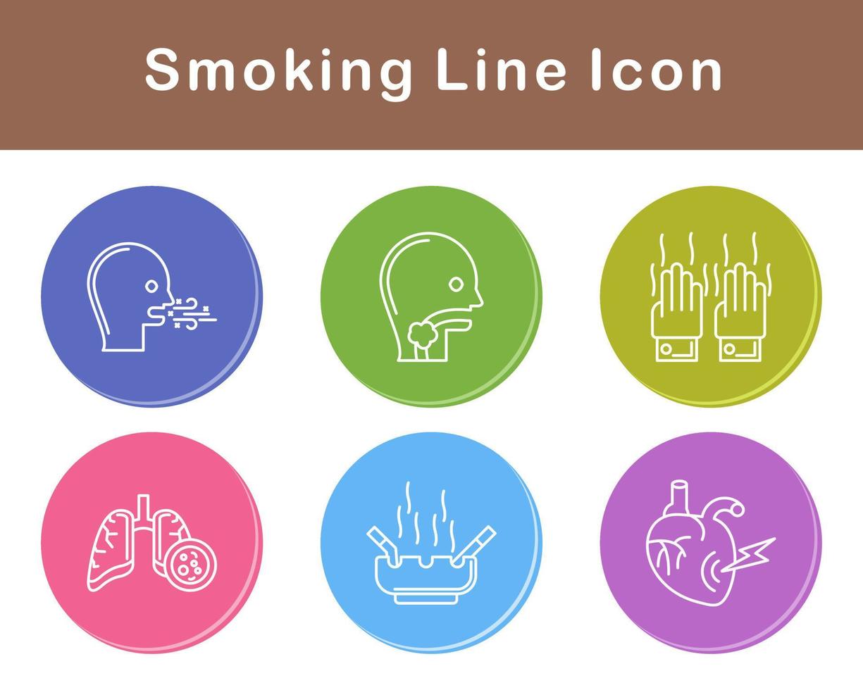 Smoking Vector Icon Set