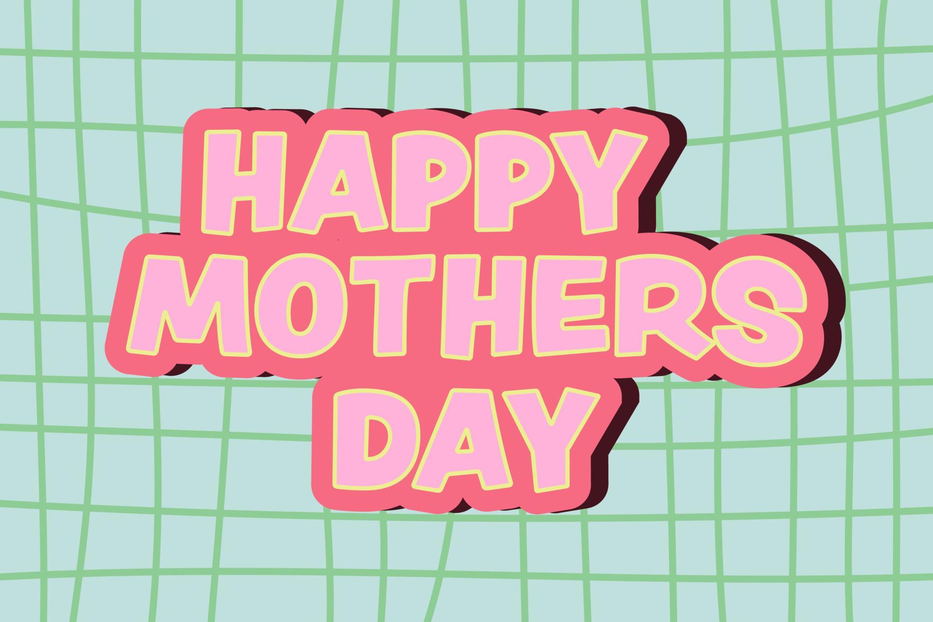 retro mothers day background 21431462 Vector Art at Vecteezy