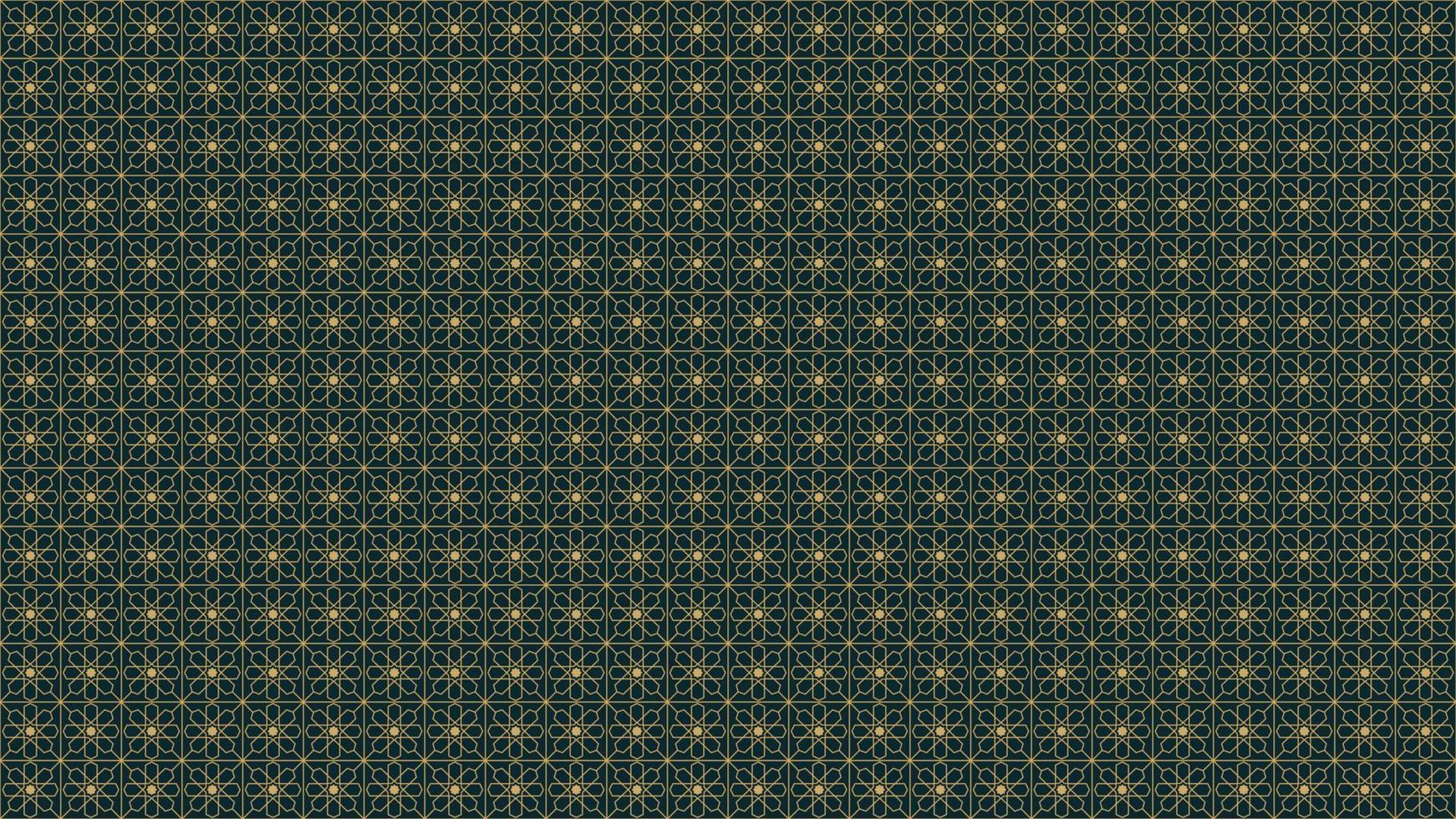 Geometric arabic seamless pattern, luxury islamic abstract ornament pattern design use for print and fashion design. Vector illustration