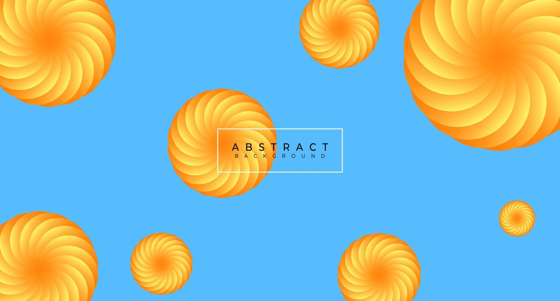 Blue and orange modern abstract background. Creative illustration for poster, web, landing, page, cover, ad, greeting, card, promotion. vector