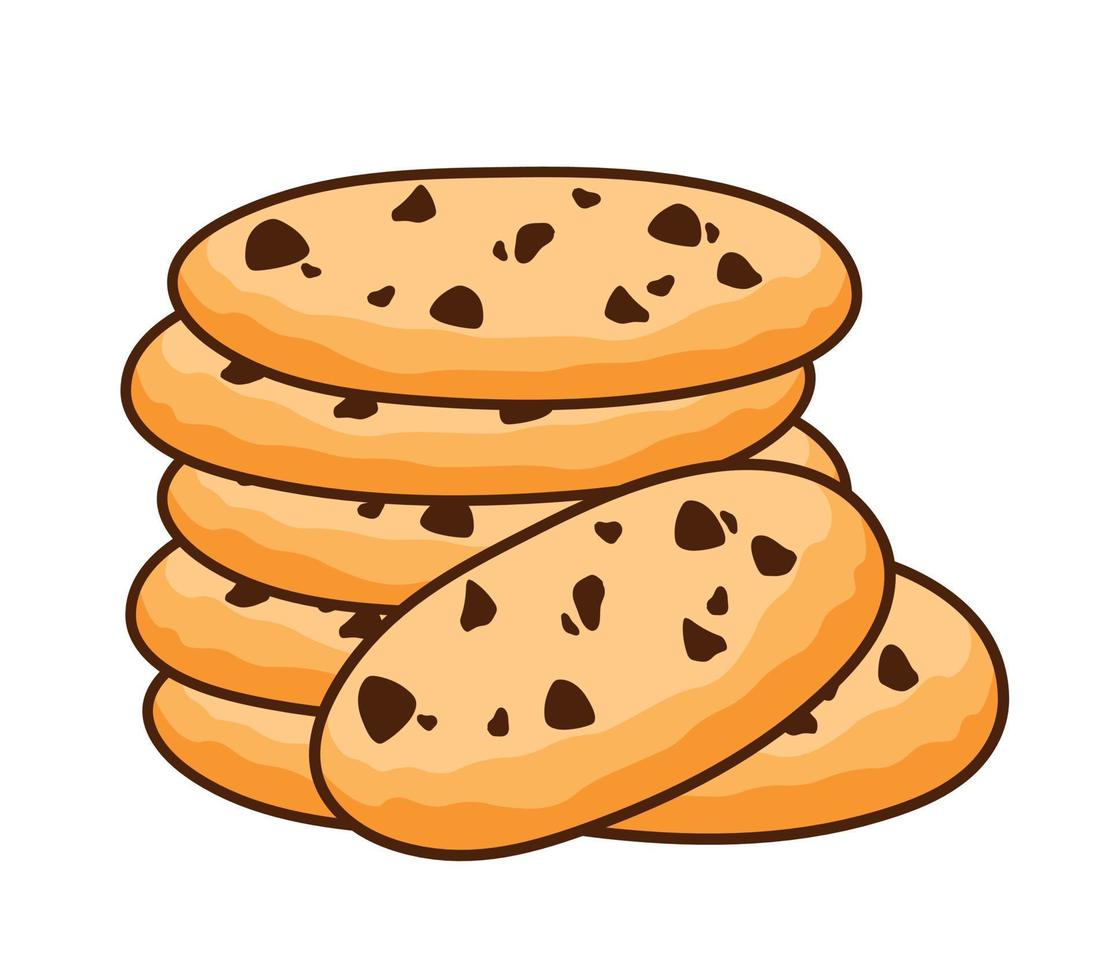 Cookies Food Bakery Icon Vector Illustration