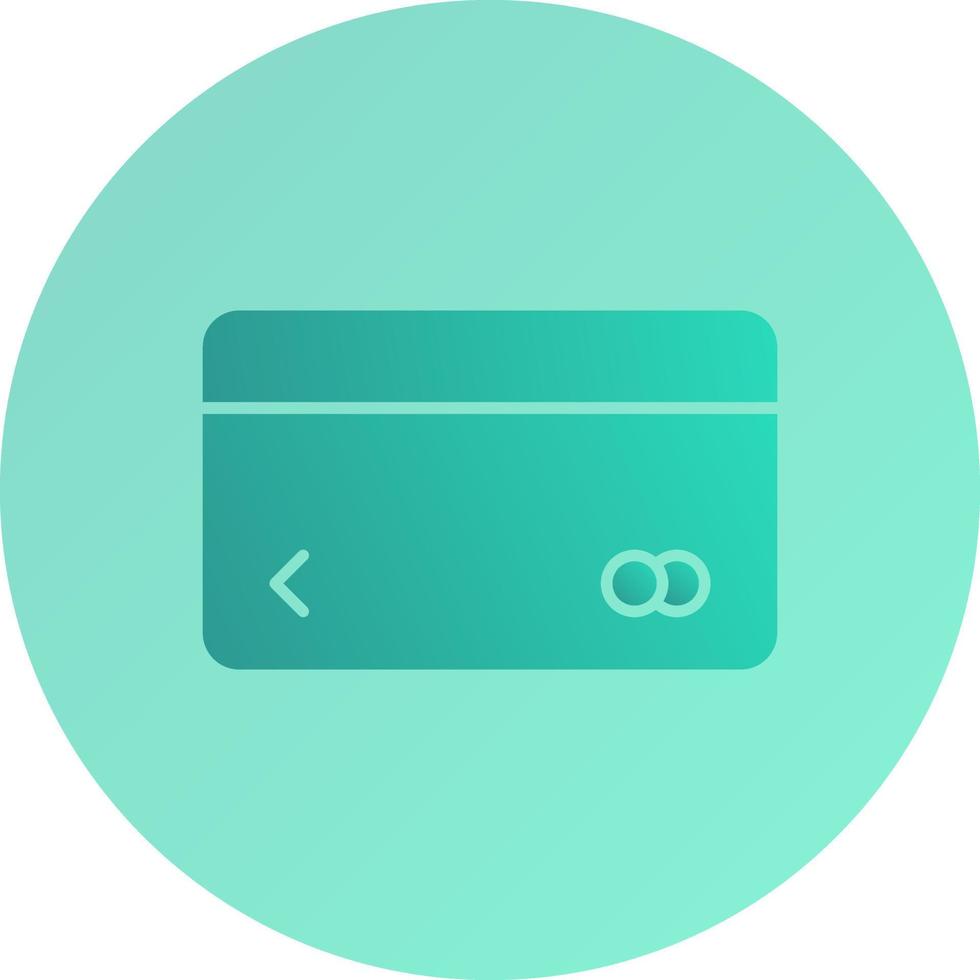 Unique Credit Card Vector Icon