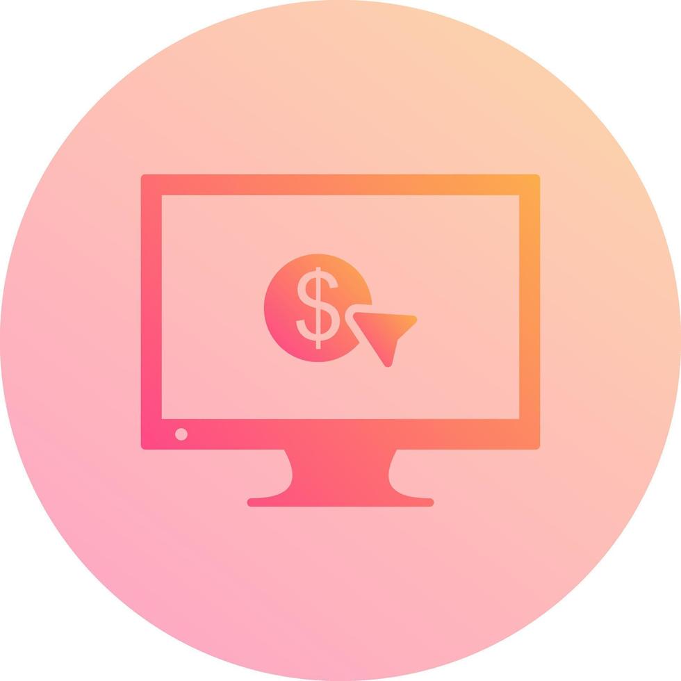 Unique Pay Per Click Vector Icon