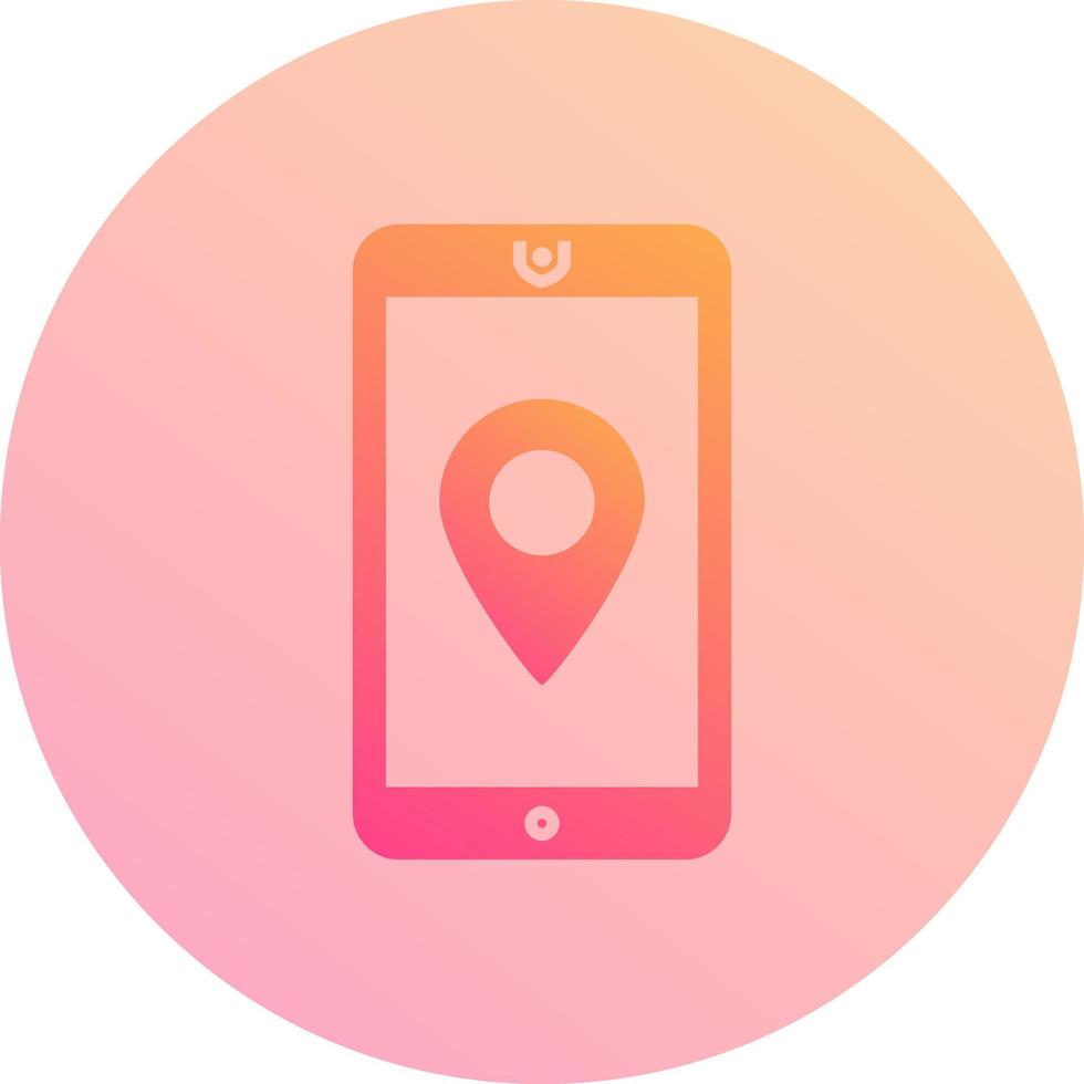 Unique GPS Service Vector Icon