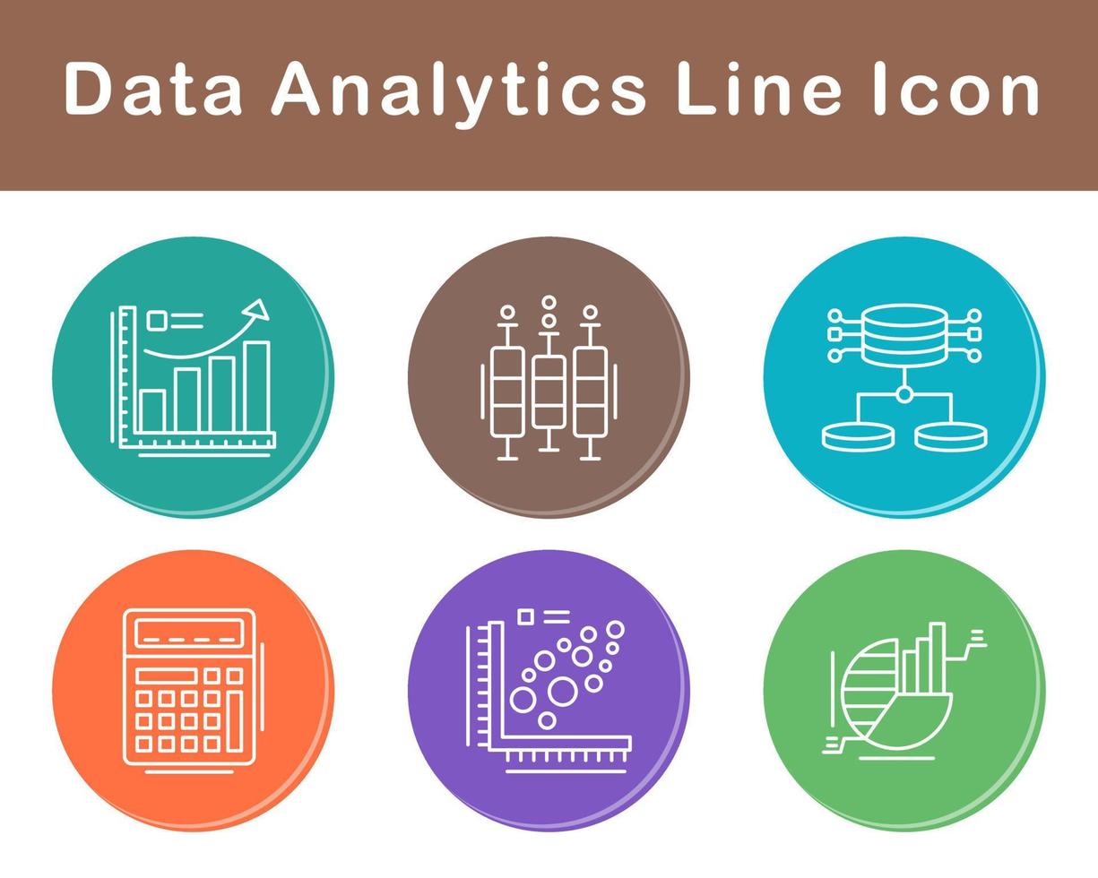 Data Analytics Vector Icon Set 21431753 Vector Art at Vecteezy