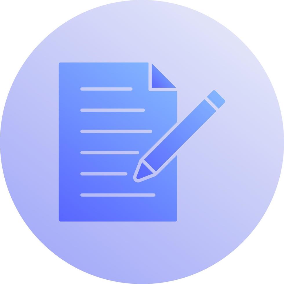 Unique Edit Document Vector Icon