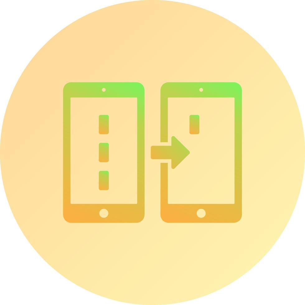 Unique Data Transfer Vector Icon