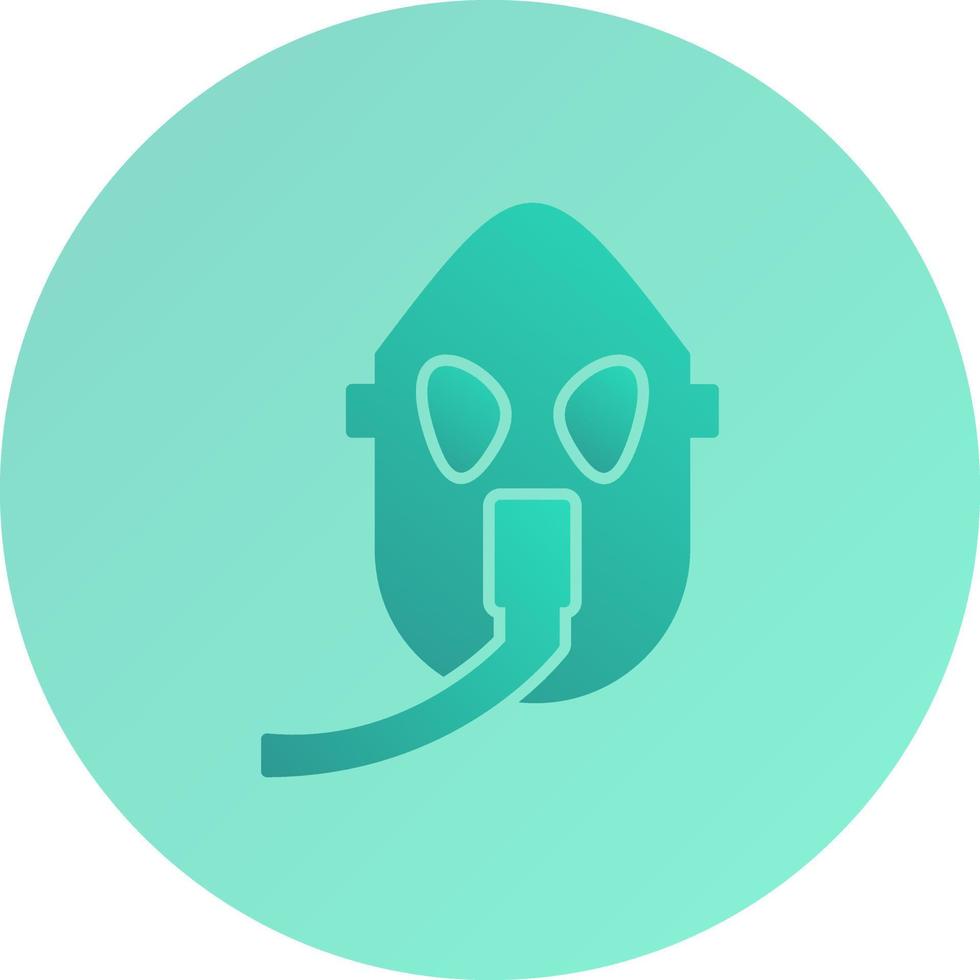 Unique Oxygen Mask Vector Icon