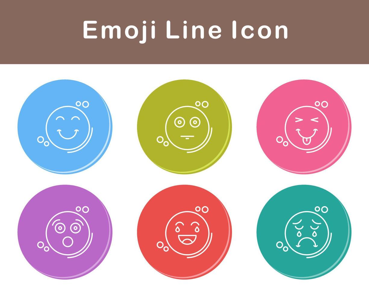 emoji vector icono conjunto