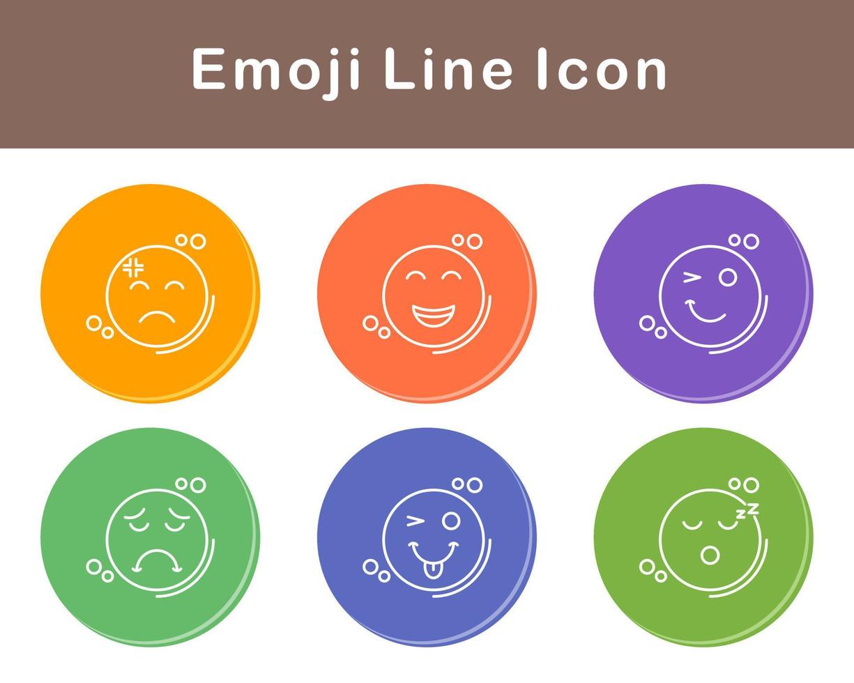 emoji vector icono conjunto