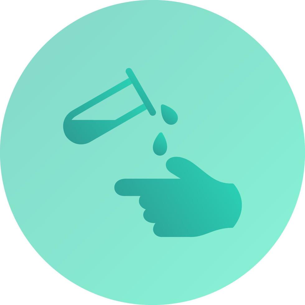 Corrosive Hazard Vector Icon