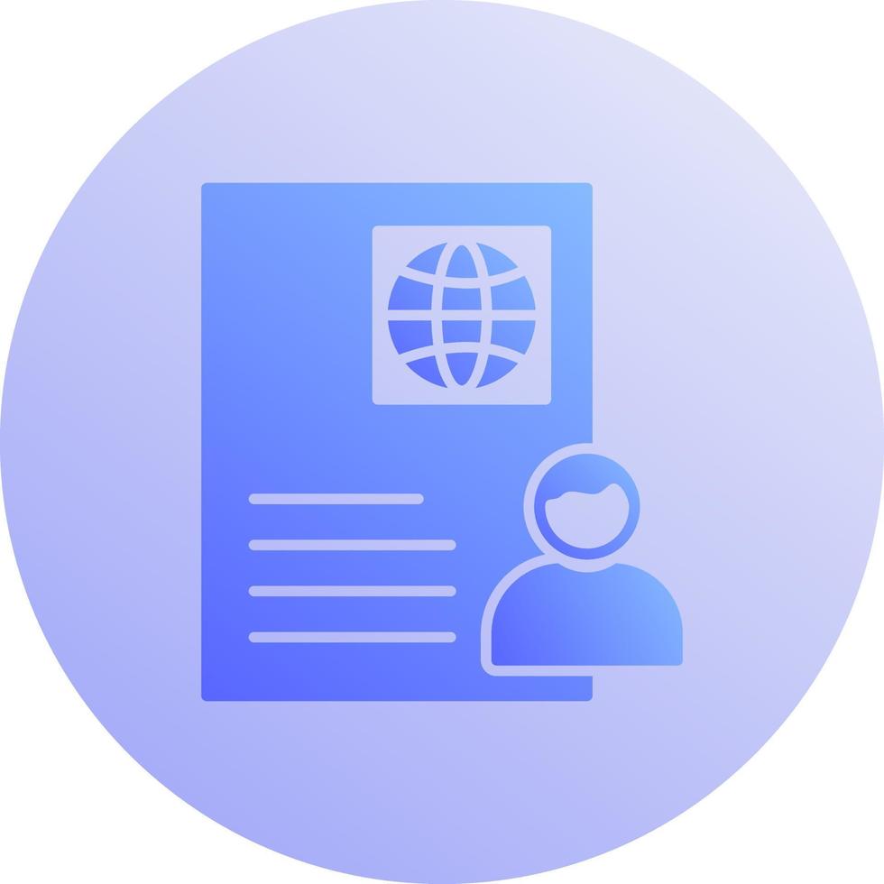 Global Profile Vector Icon