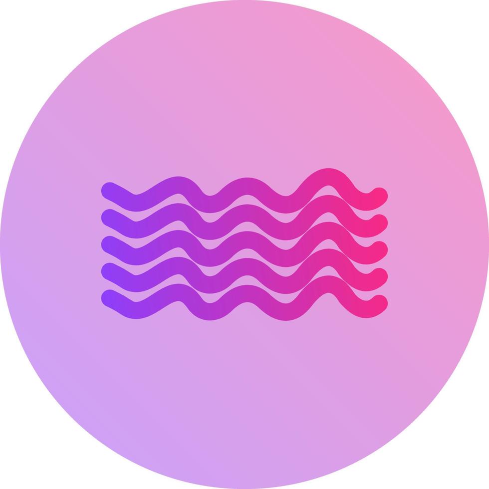 Magnetic Waves Vector Icon