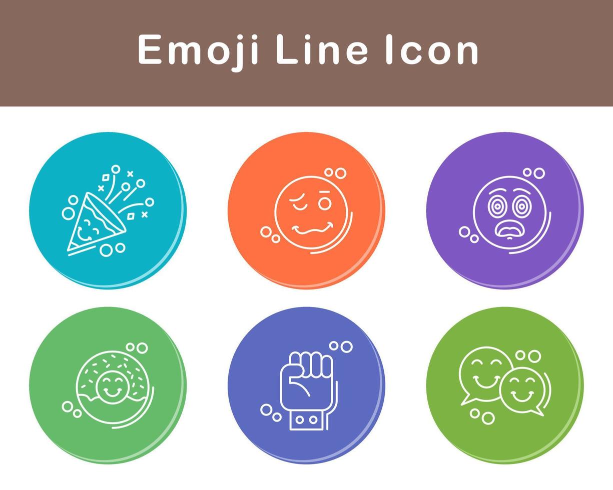 emoji vector icono conjunto