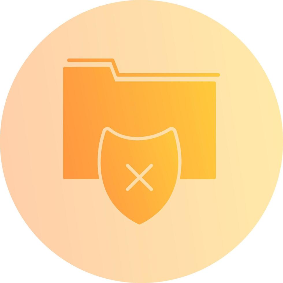 Vulnerable Folder Vector Icon