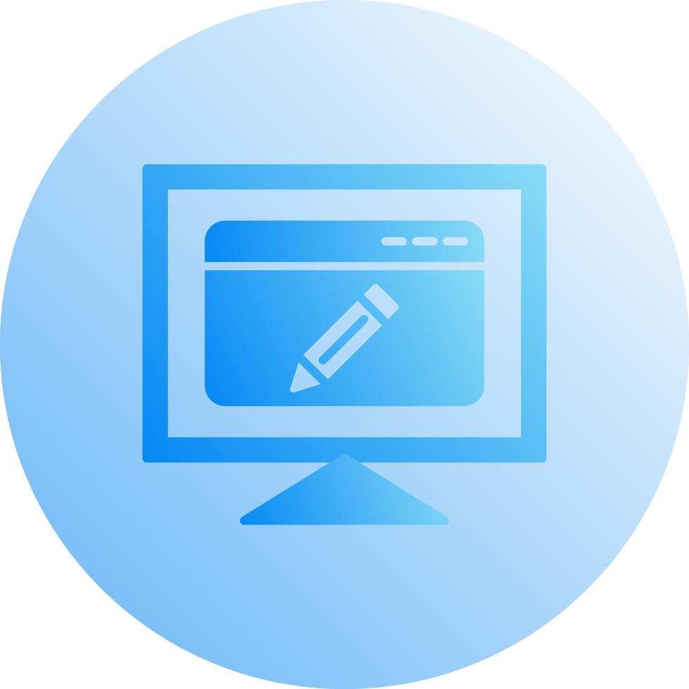 Edit Webpage Vector Icon