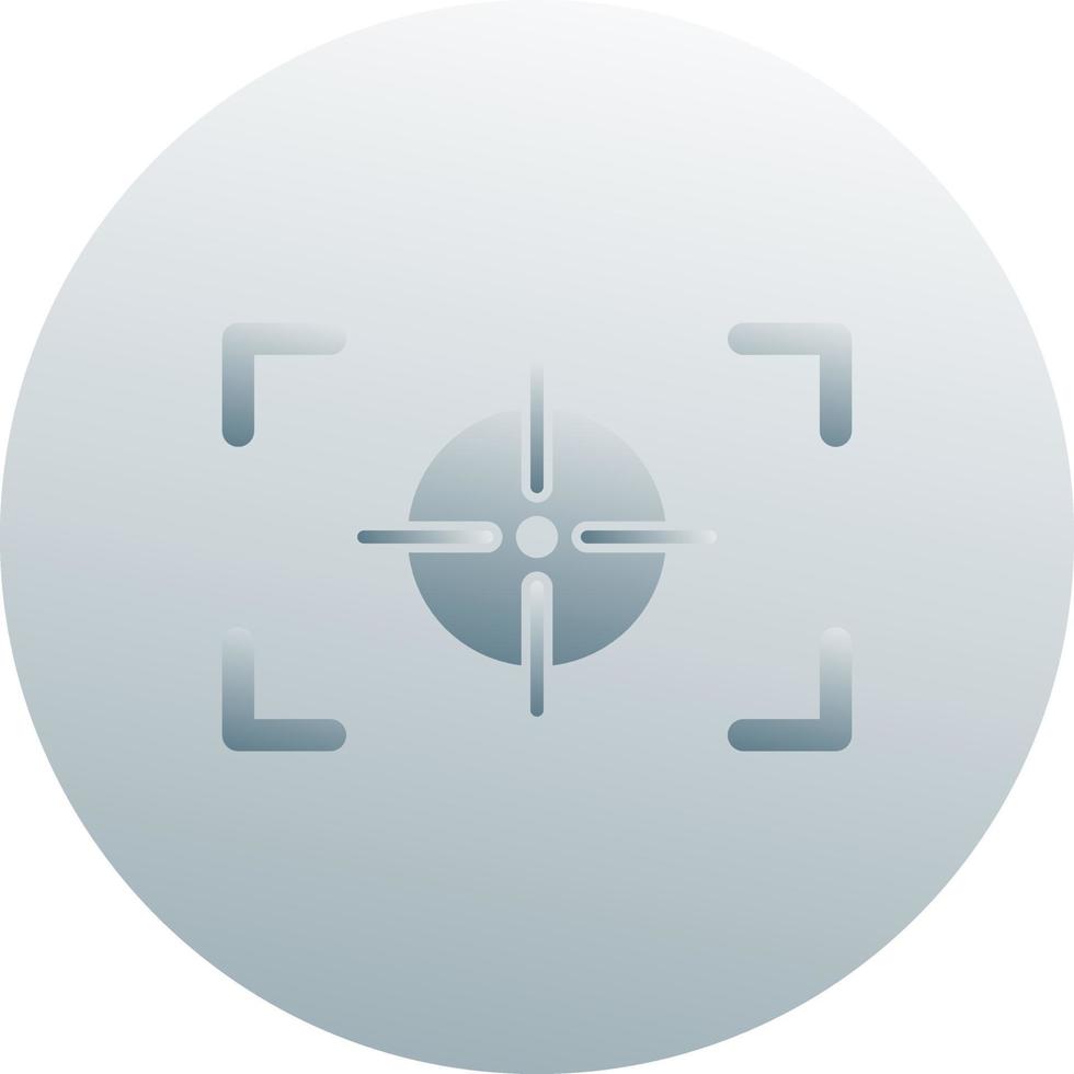 Unique Focus Horizontal Vector Icon