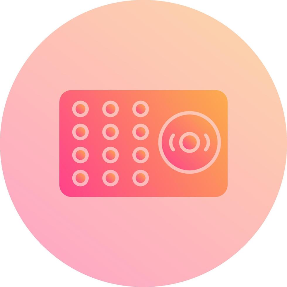 Unique Ring Alarm Vector Icon
