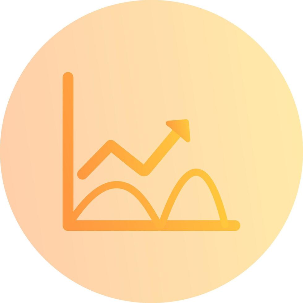 Trend in Graph Vector Icon