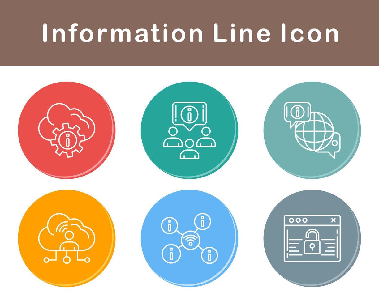 Information Vector Icon Set