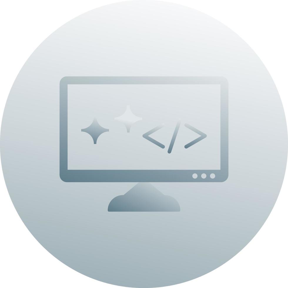 Unique Clean Code Vector Icon