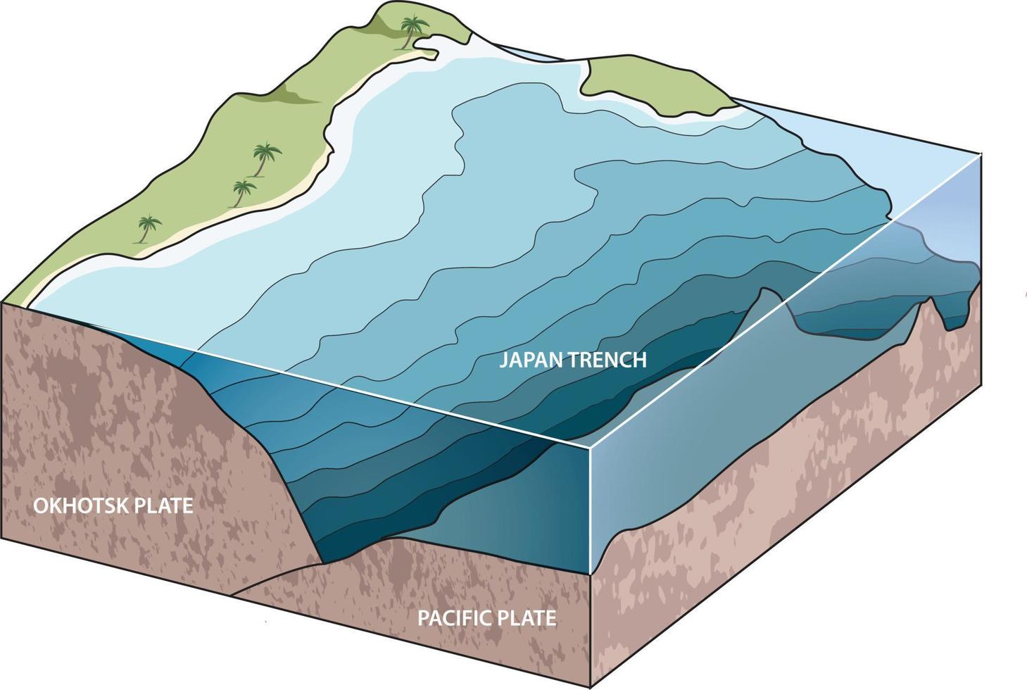 mariana trench diagram