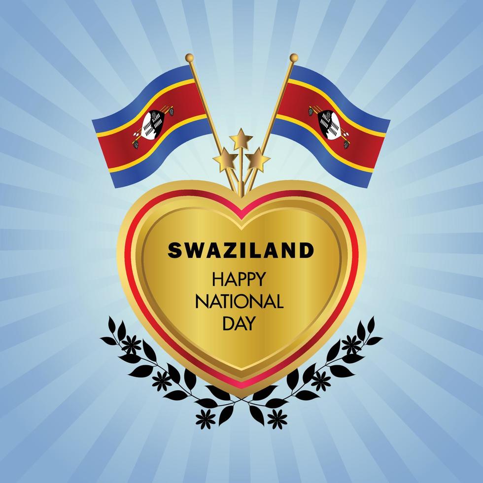Swaziland national day , national day cakes vector