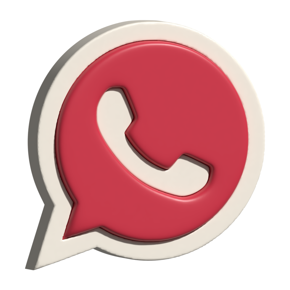 2d icon of whatsapp logo png