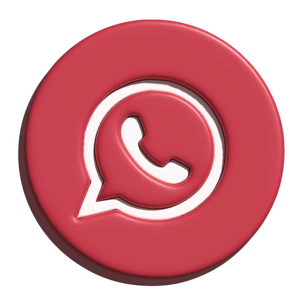 2d icon of whatsapp logo png